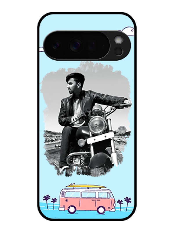 Custom Google Pixel 10 Pro Xl 5G Custom Glass Phone Case - Travel & Adventure Design