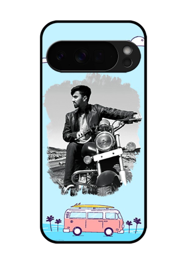 Google Pixel 10 Pro Xl 5G Custom Glass Phone Case - Travel & Adventure Design
