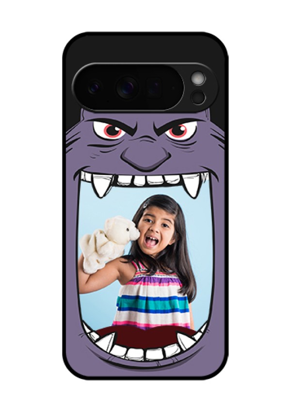 Google Pixel 10 Pro Xl 5G Custom Glass Phone Case - Angry Monster Design