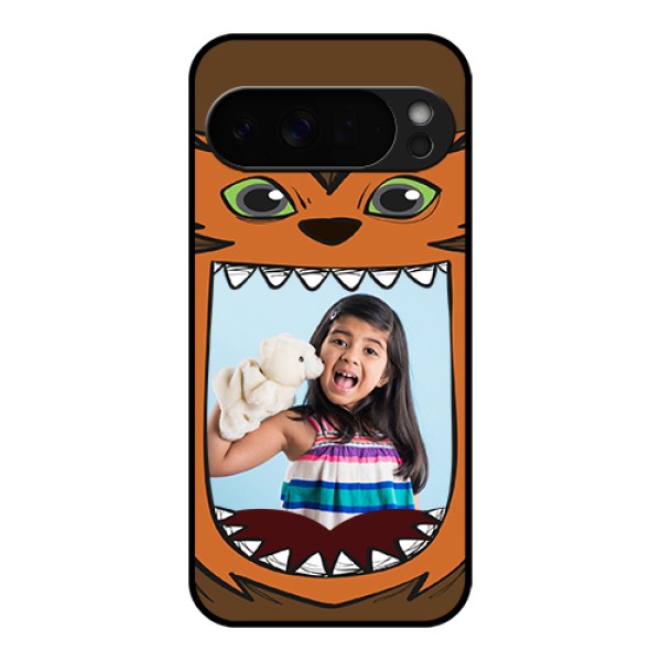 Google Pixel 10 Pro Xl 5G Custom Glass Phone Case - Owl Monster Back Case Design