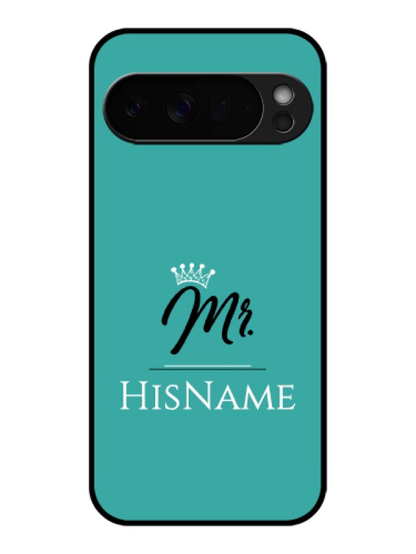Custom Google Pixel 10 Pro Xl 5G Custom Glass Phone Case - Mr With Name Design