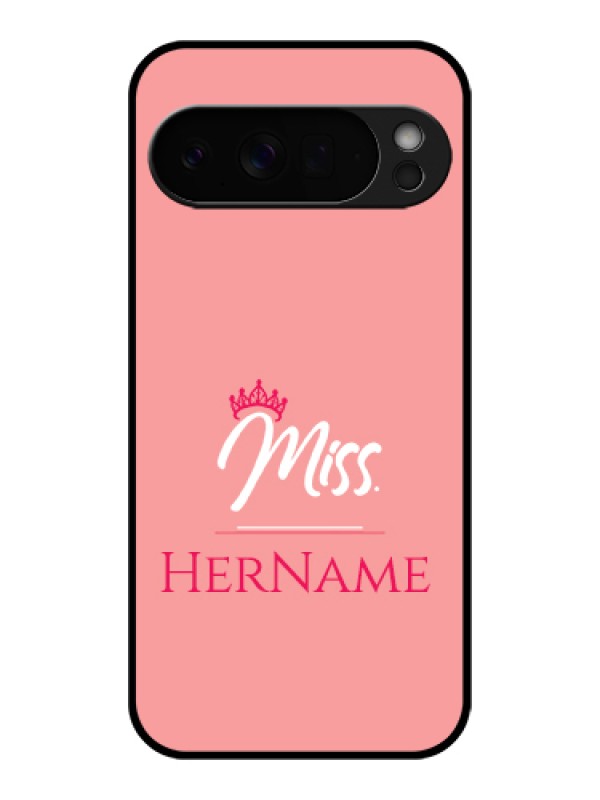 Custom Google Pixel 10 Pro Xl 5G Custom Glass Phone Case - Mrs With Name Design