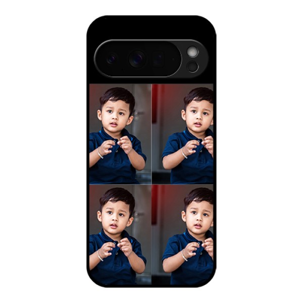 Google Pixel 10 Pro Xl 5G Custom Glass Phone Case - 4 Image Holder Design