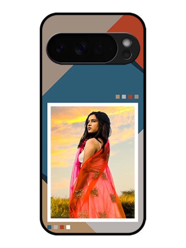 Custom Google Pixel 10 Pro Xl 5G Custom Glass Phone Case - Retro Color Pallet Design