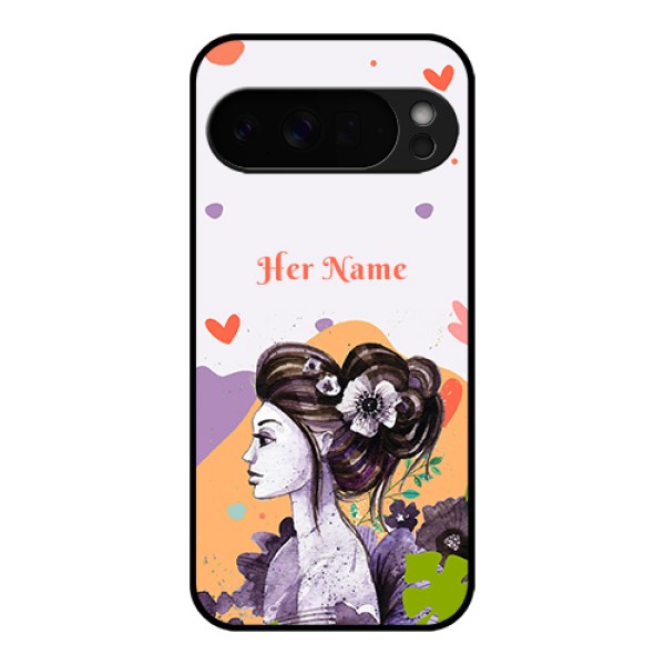 Google Pixel 10 Pro Xl 5G Custom Glass Phone Case - Woman And Nature Design