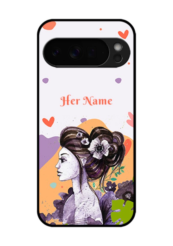 Google Pixel 10 Pro Xl 5G Custom Glass Phone Case - Woman And Nature Design