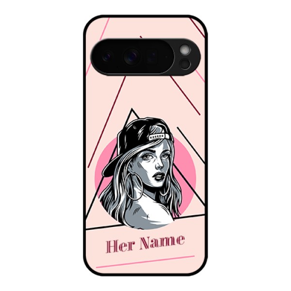 Google Pixel 10 Pro Xl 5G Custom Glass Phone Case - Rockstar Girl Design