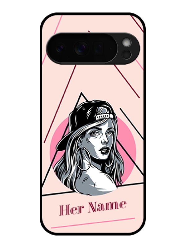 Custom Google Pixel 10 Pro Xl 5G Custom Glass Phone Case - Rockstar Girl Design