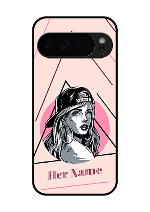 Google Pixel 10 Pro Xl 5G Custom Glass Phone Case - Rockstar Girl Design
