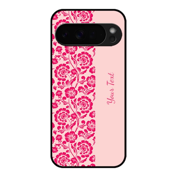 Google Pixel 10 Pro Xl 5G Custom Glass Phone Case - Attractive Floral Pattern Design