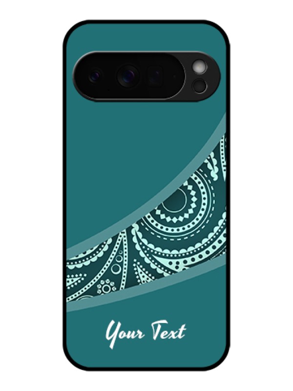 Custom Google Pixel 10 Pro Xl 5G Custom Glass Phone Case - Semi Visible Floral Design