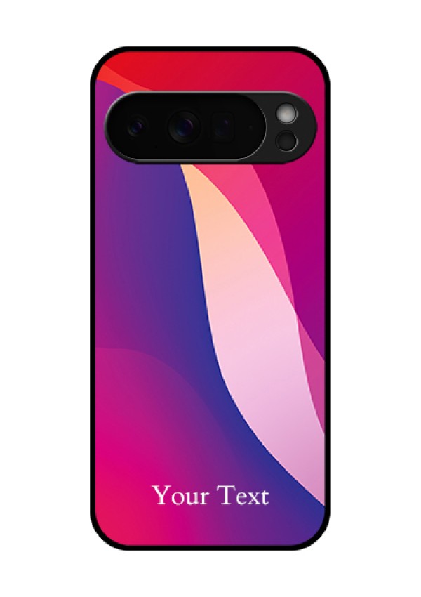 Google Pixel 10 Pro Xl 5G Custom Glass Phone Case - Digital Abstract Overlap Design