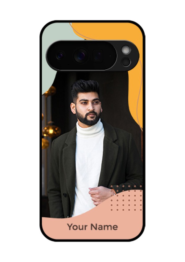 Google Pixel 10 Pro Xl 5G Custom Glass Phone Case - Tri - Coloured Overlay Design