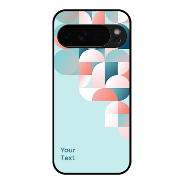 Google Pixel 10 Pro Xl 5G Custom Glass Phone Case - Stylish Semi - Circle Pattern Design
