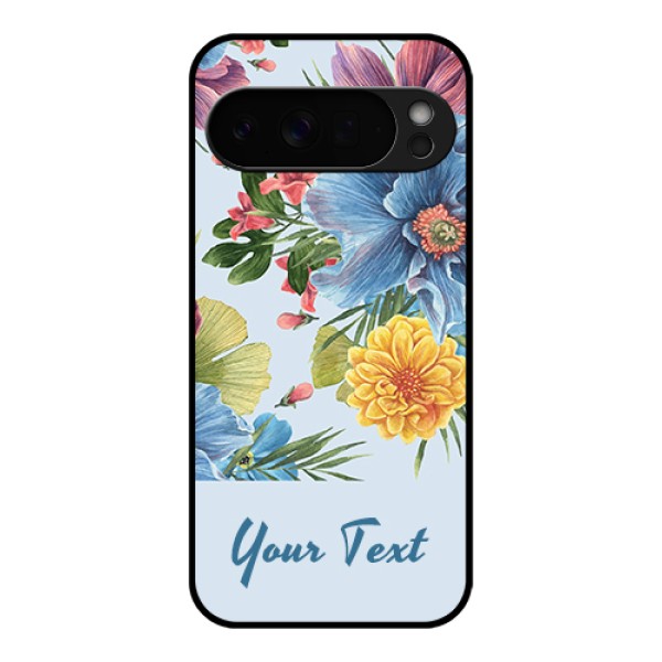 Google Pixel 10 Pro Xl 5G Custom Glass Phone Case - Stunning Watercolored Flowers Painting Design