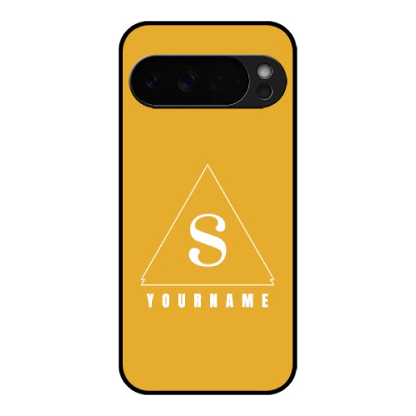 Google Pixel 10 Pro Xl 5G Custom Glass Phone Case - Simple Triangle Design