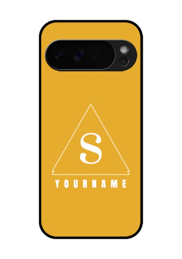 Google Pixel 10 Pro Xl 5G Custom Glass Phone Case - Simple Triangle Design