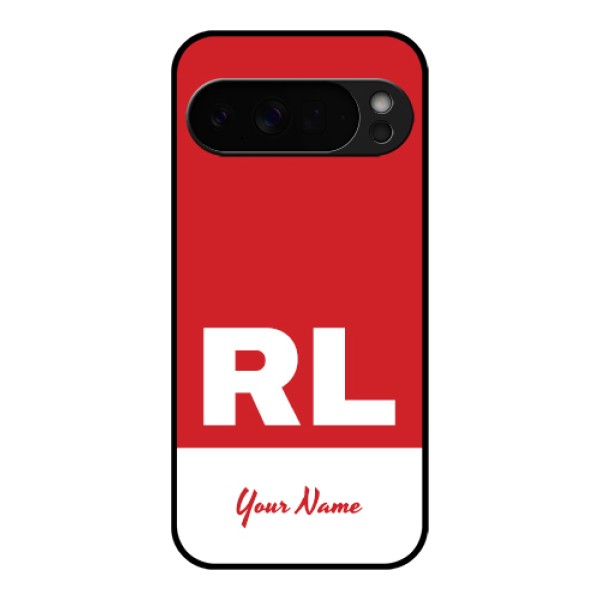 Google Pixel 10 Pro Xl 5G Custom Glass Phone Case - Dual Tone Custom Text Design