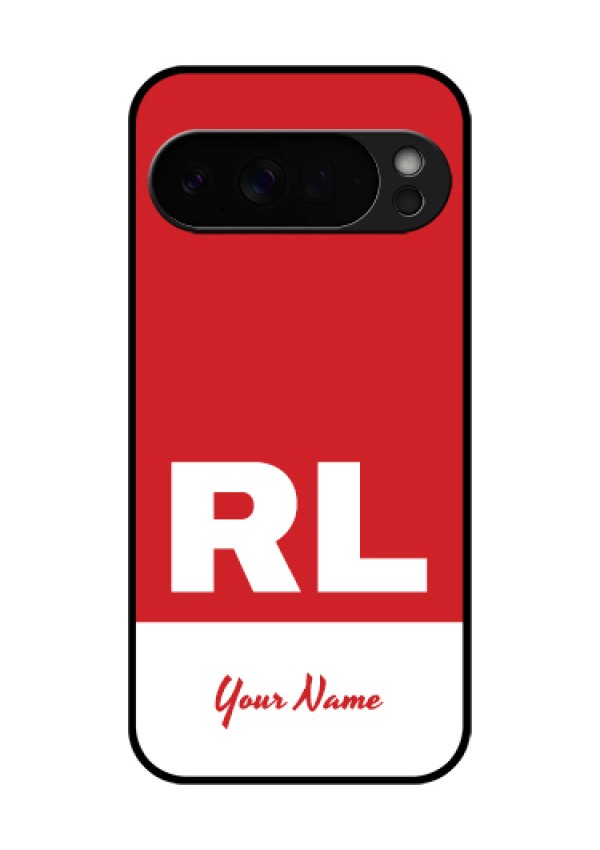 Google Pixel 10 Pro Xl 5G Custom Glass Phone Case - Dual Tone Custom Text Design