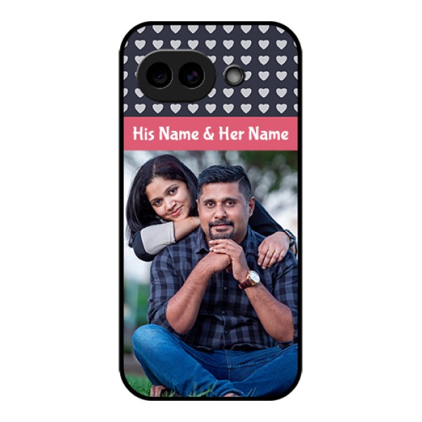 Google Pixel 10A 5G Custom Glass Phone Case - Love Symbols Design