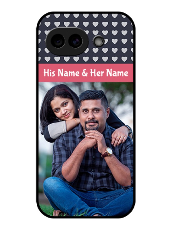Custom Google Pixel 10A 5G Custom Glass Phone Case - Love Symbols Design