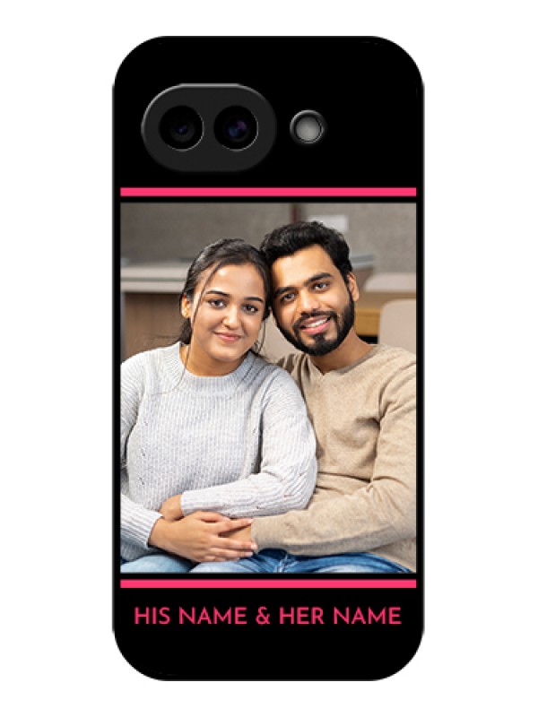 Custom Google Pixel 10A 5G Custom Glass Phone Case - With Add Text Design