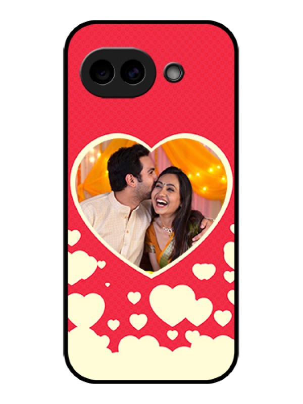 Custom Google Pixel 10A 5G Custom Glass Phone Case - Love Symbols Phone Cover Design