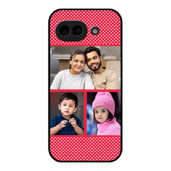 Google Pixel 10A 5G Custom Glass Phone Case - Bulk Photo Upload Design