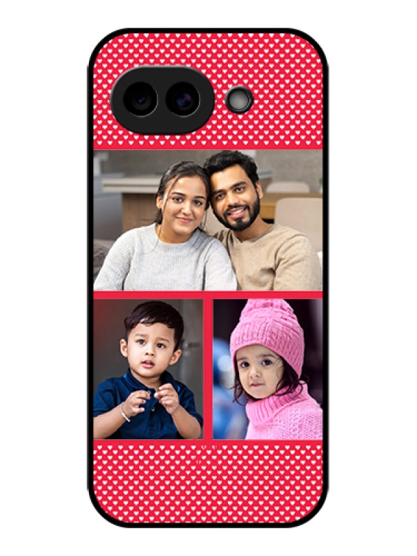 Custom Google Pixel 10A 5G Custom Glass Phone Case - Bulk Photo Upload Design