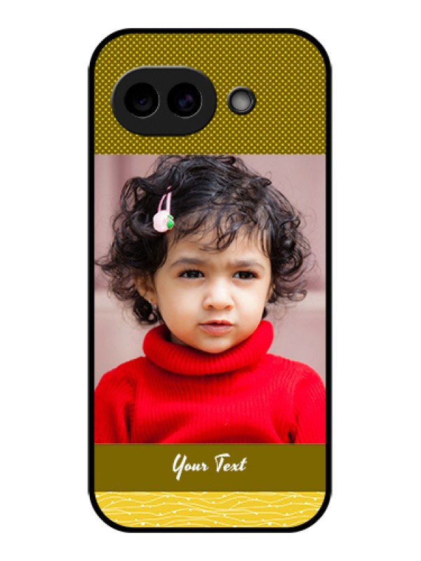 Custom Google Pixel 10A 5G Custom Glass Phone Case - Simple Green Color Design