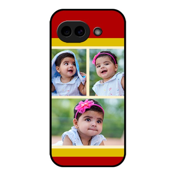 Google Pixel 10A 5G Custom Glass Phone Case - Multiple Pic Upload Design