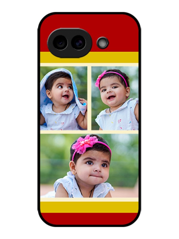 Custom Google Pixel 10A 5G Custom Glass Phone Case - Multiple Pic Upload Design