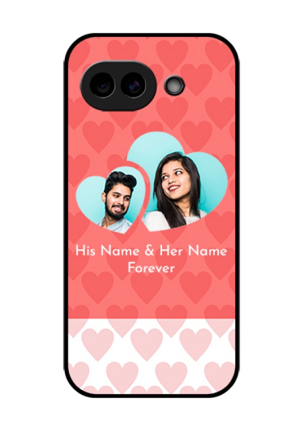 Google Pixel 10A 5G Custom Glass Phone Case - Couple Pic Upload Design