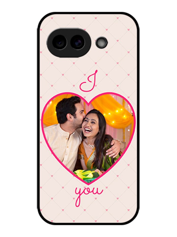 Custom Google Pixel 10A 5G Custom Glass Phone Case - Heart Shape Design