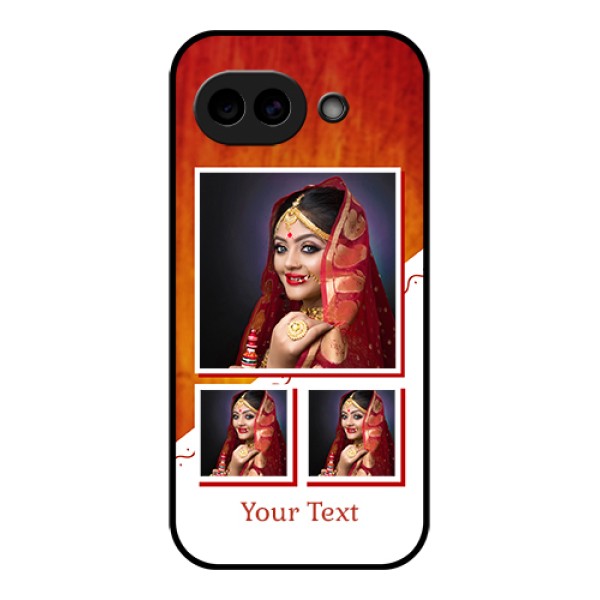 Google Pixel 10A 5G Custom Glass Phone Case - Wedding Memories Design