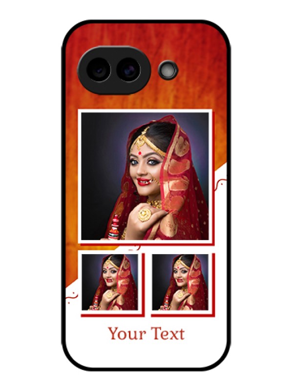 Custom Google Pixel 10A 5G Custom Glass Phone Case - Wedding Memories Design