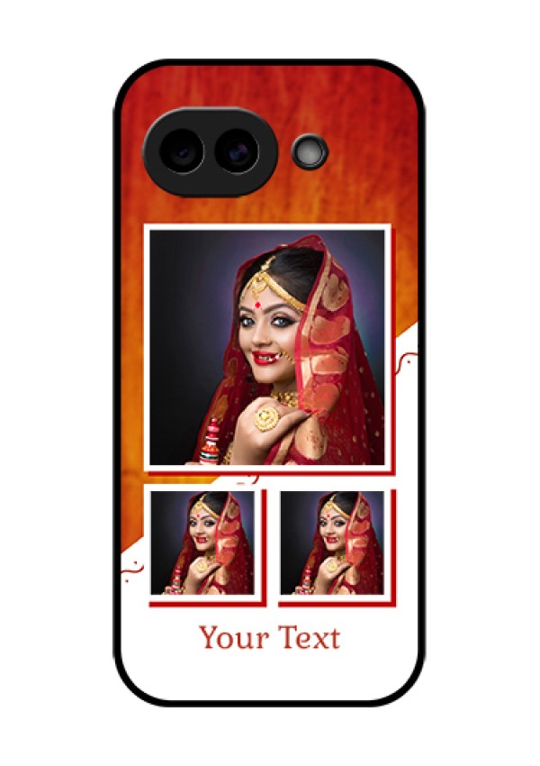 Google Pixel 10A 5G Custom Glass Phone Case - Wedding Memories Design