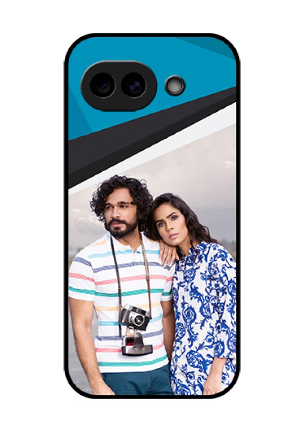 Google Pixel 10A 5G Custom Glass Phone Case - Simple Pattern Photo Upload Design