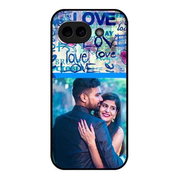 Google Pixel 10A 5G Custom Glass Phone Case - Colorful Love Design