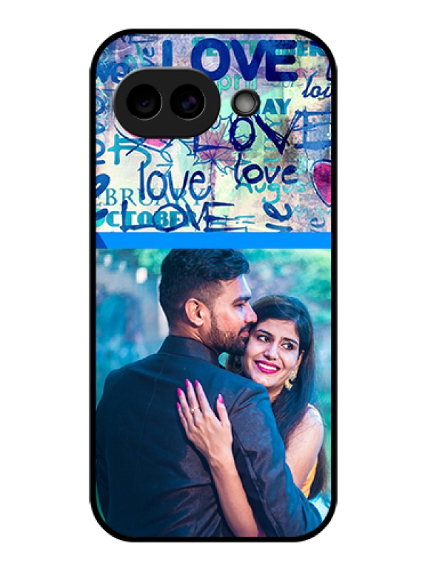 Custom Google Pixel 10A 5G Custom Glass Phone Case - Colorful Love Design