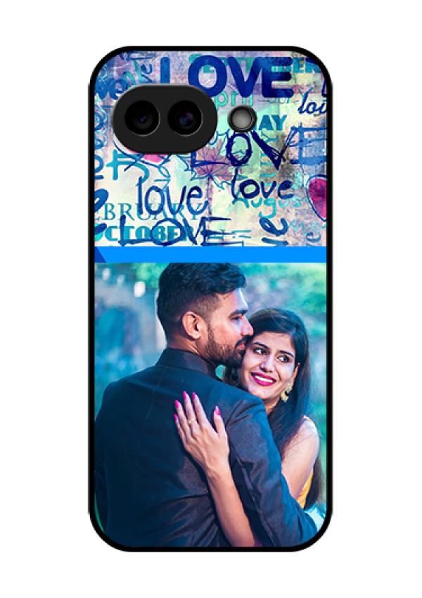 Google Pixel 10A 5G Custom Glass Phone Case - Colorful Love Design