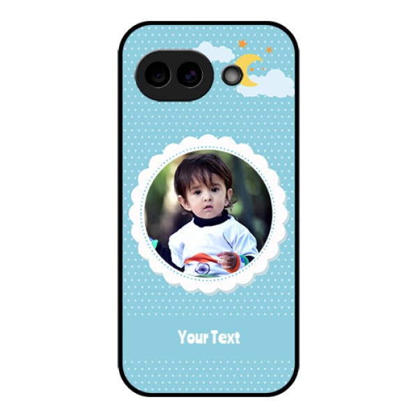 Google Pixel 10A 5G Custom Glass Phone Case - Violet Pattern Design