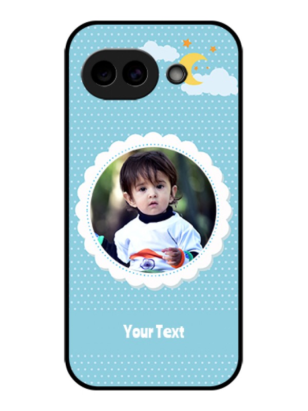 Custom Google Pixel 10A 5G Custom Glass Phone Case - Violet Pattern Design