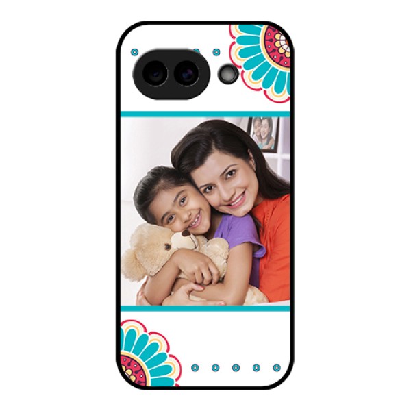 Google Pixel 10A 5G Custom Glass Phone Case - Flower Design