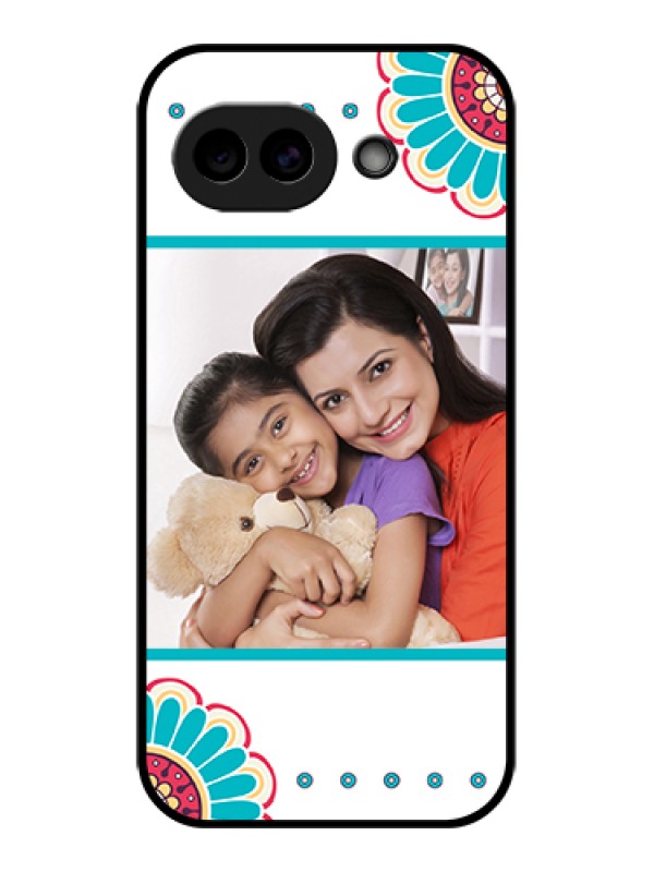 Custom Google Pixel 10A 5G Custom Glass Phone Case - Flower Design