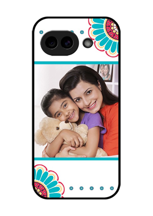 Google Pixel 10A 5G Custom Glass Phone Case - Flower Design