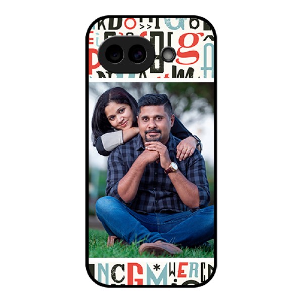 Google Pixel 10A 5G Custom Glass Phone Case - Alphabet Design