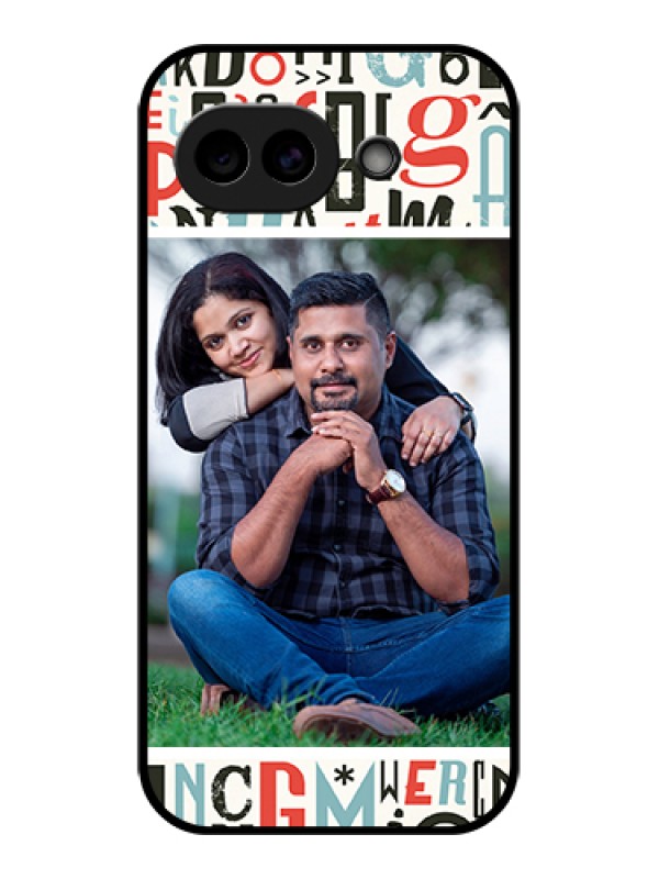 Custom Google Pixel 10A 5G Custom Glass Phone Case - Alphabet Design