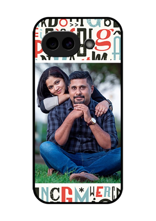 Google Pixel 10A 5G Custom Glass Phone Case - Alphabet Design