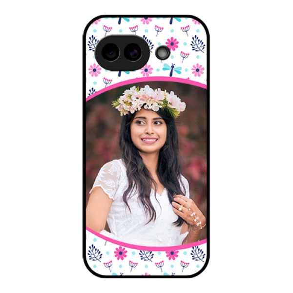 Google Pixel 10A 5G Custom Glass Phone Case - Colorful Flower Design